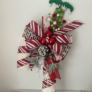 Candy cane wreath,Candy cane,Christmas wreath,Christmas decor,Fall,Thanksgiving